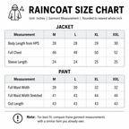 Men’s Waterproof Hooded Raincoat Set Black&Blue