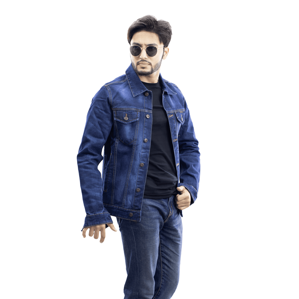 Men’s Luxurious Denim jacket – Dark indigo