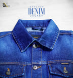 Men’s Luxurious Denim jacket – Dark indigo