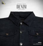 Men’s Luxurious Denim jacket – Black