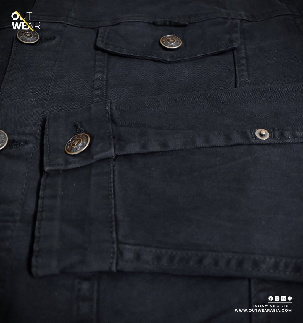 Men’s Luxurious Denim jacket – Black