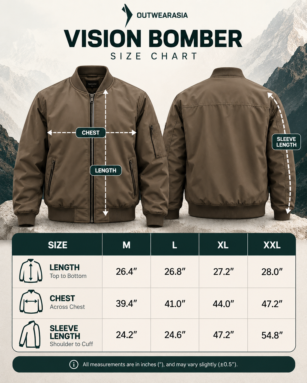 Men's Premium jacket Vision Bomber Navy