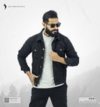 Men’s Luxurious Denim jacket – Black