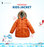 Girl's High Quality Premium Jacket - Artie-Orange