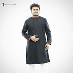 Outwear Men's Exclusive Embroidered Cotton Panjabi- D30