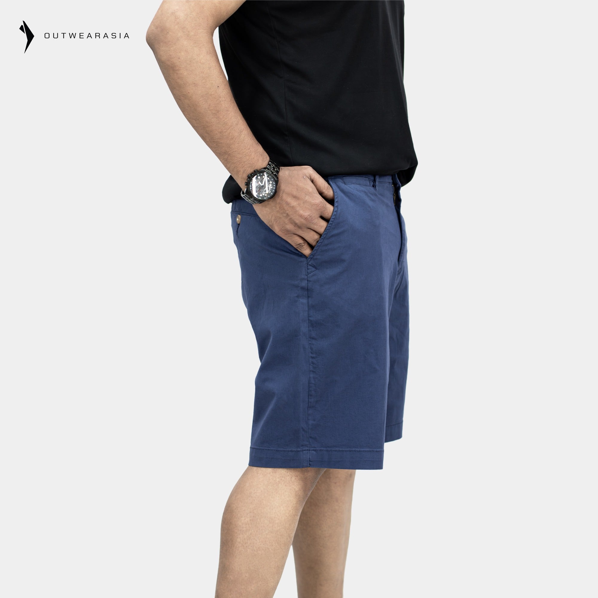 Outwear- Premium Chino Shorts blue