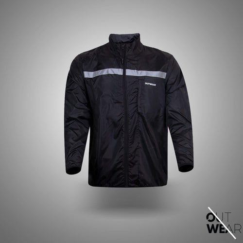 Biker Windbreaker for Men's- Black