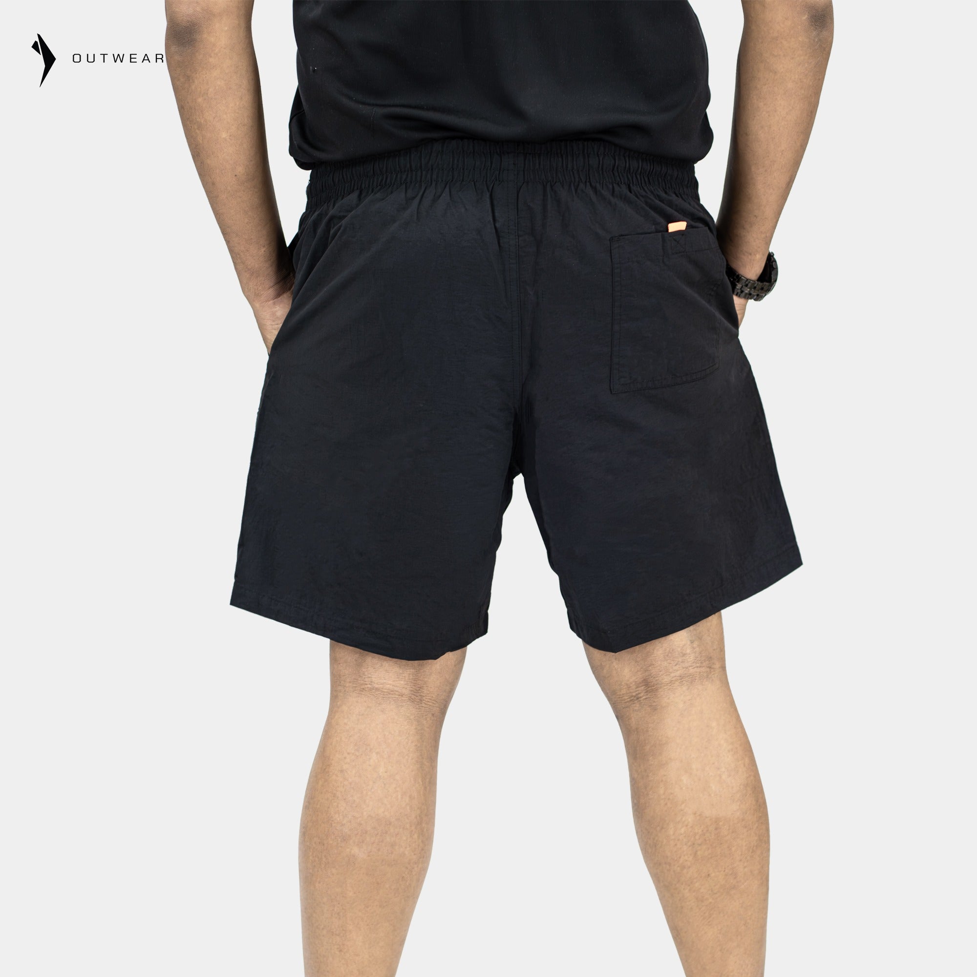 Outwear- Shorts For Men's Swimwear Black