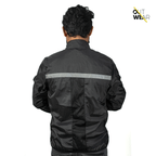 Biker Windbreaker for Men’s-Black