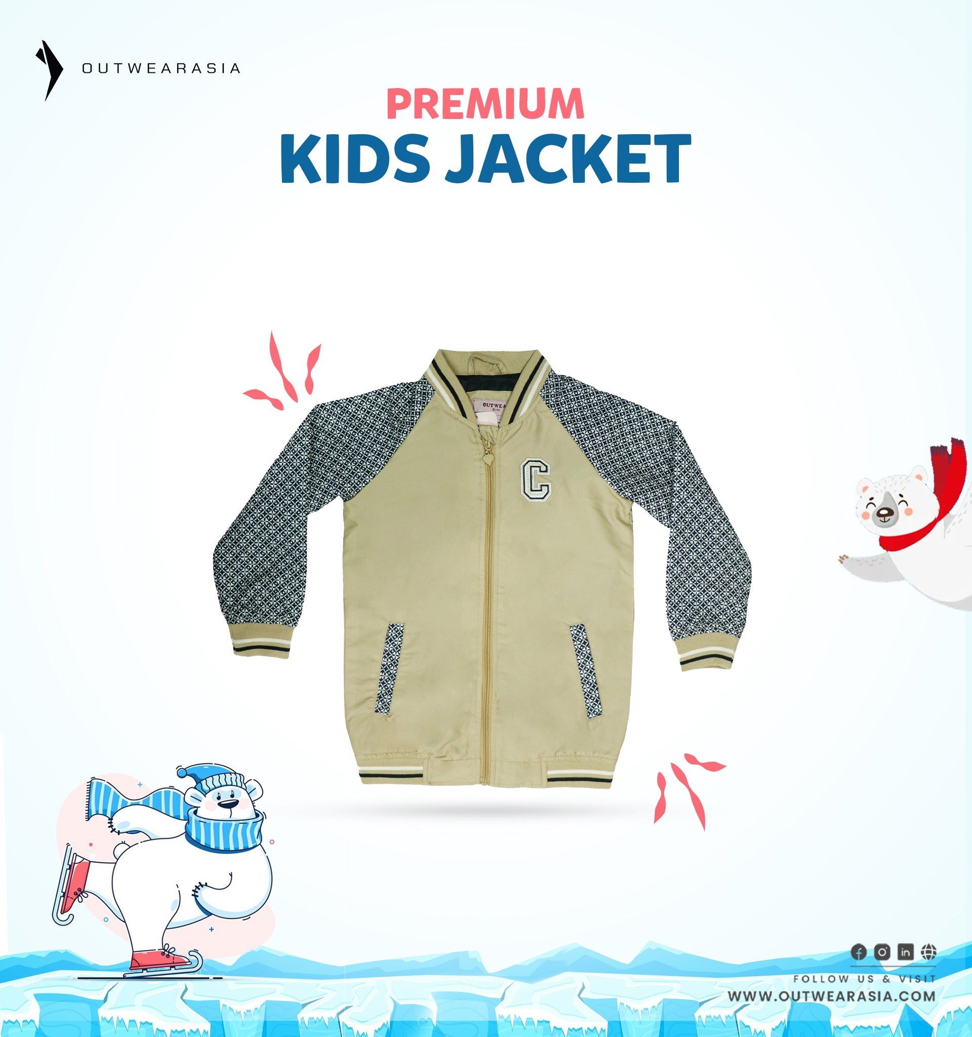 High-quality Kid's Premium jacket- Cruz