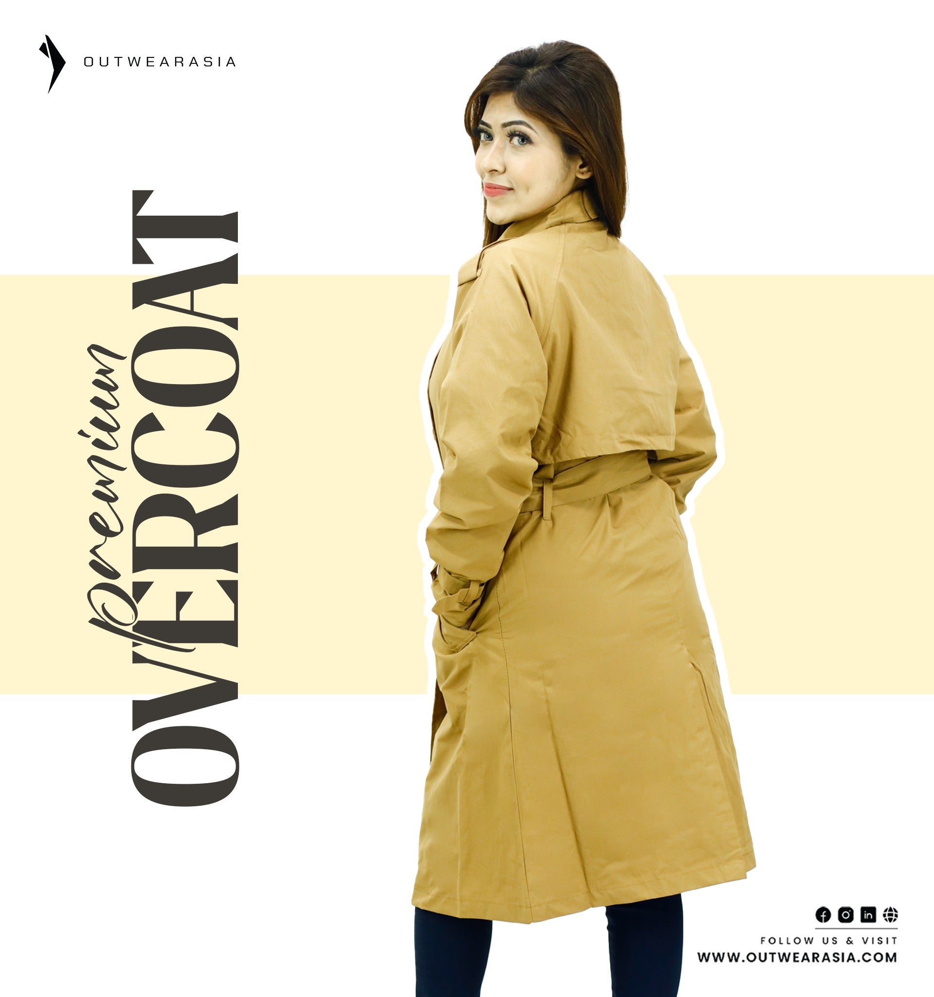 Outwear ladies High quality premium Trench coat – Defector