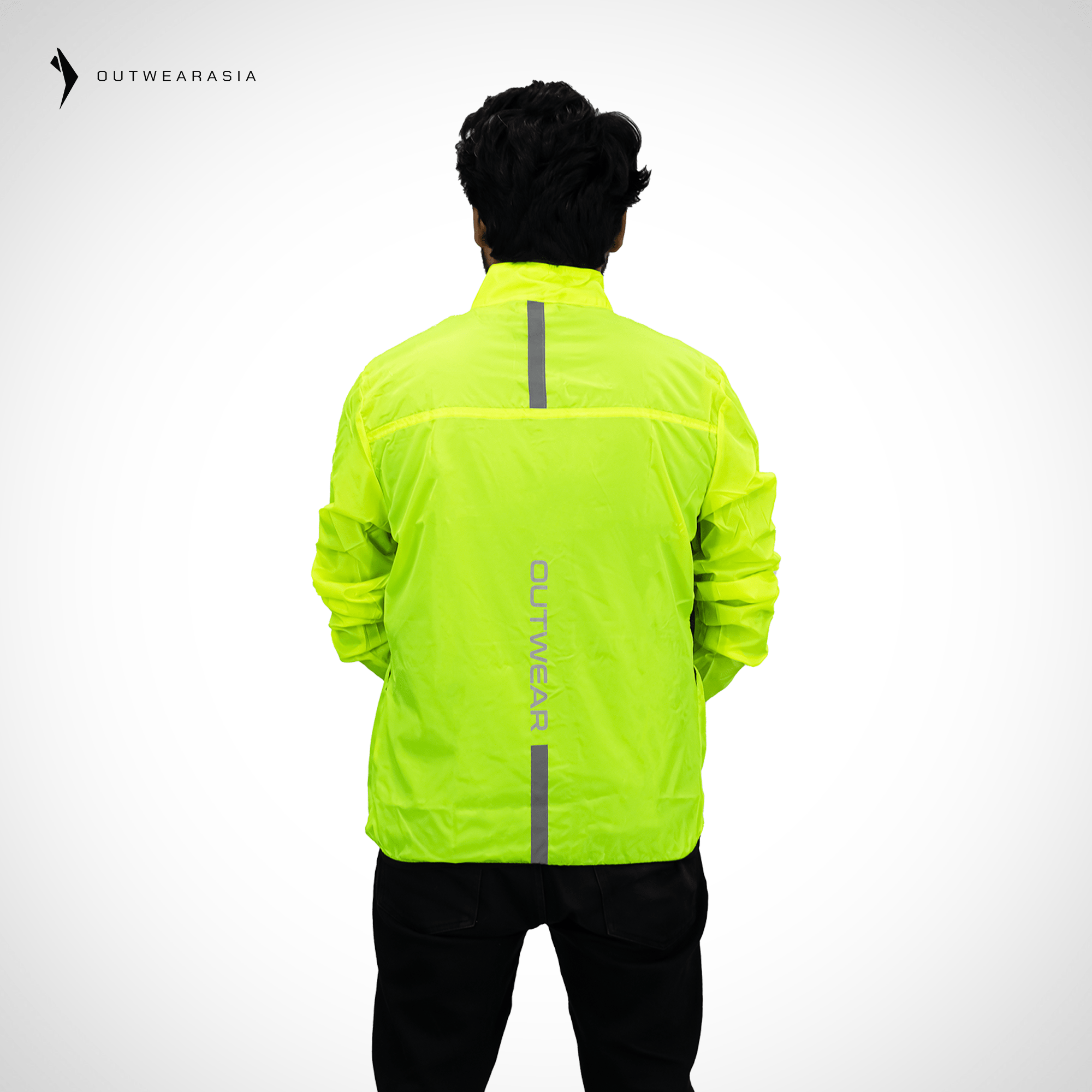 Premium Biker Windbreaker for Men’s - Windy Neon