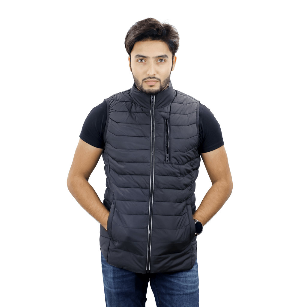 Men’s High-Quality Premium Vest jacket- FM Vest- Black