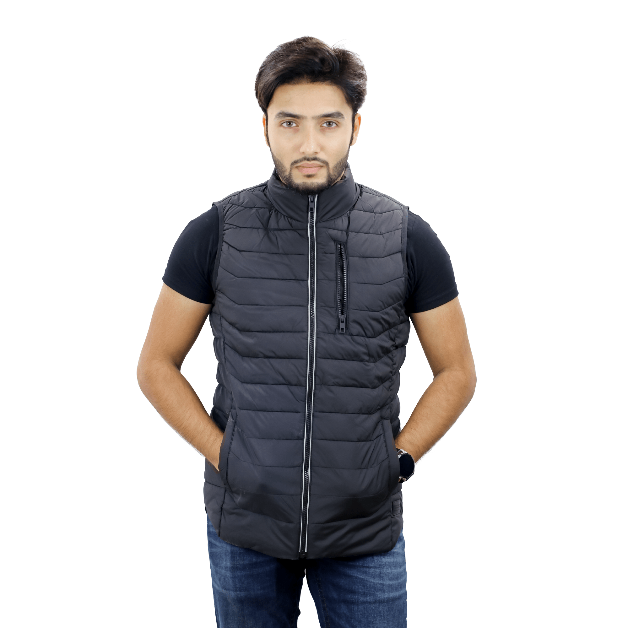 Men’s High-Quality Premium Vest jacket- FM Vest- Black