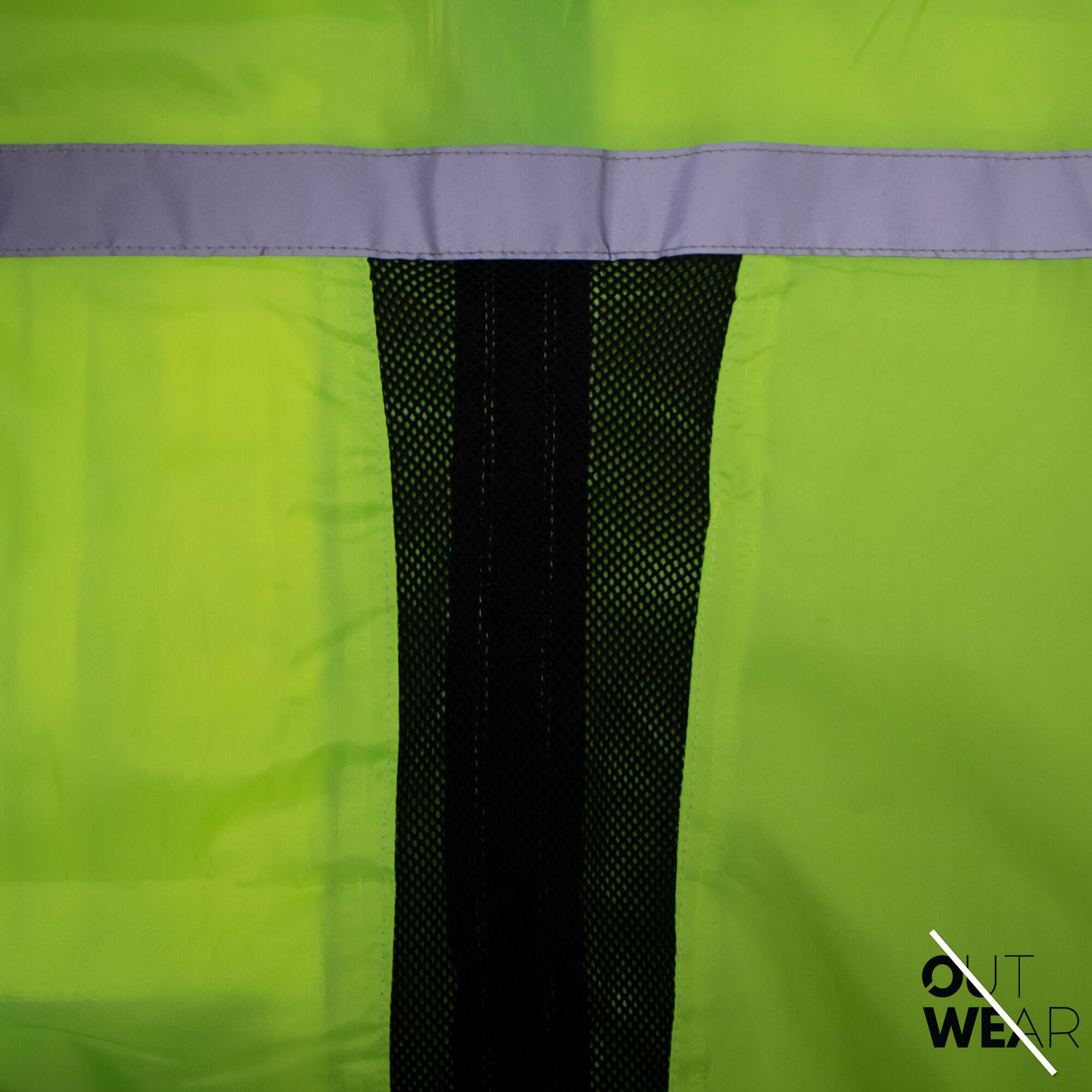 Biker Windbreaker for Men's-Neon Green