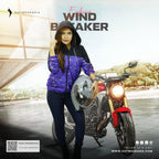 Outwear Ladies High Quality Premium Windbreaker For Lady Biker Hazel-Pearly Purple