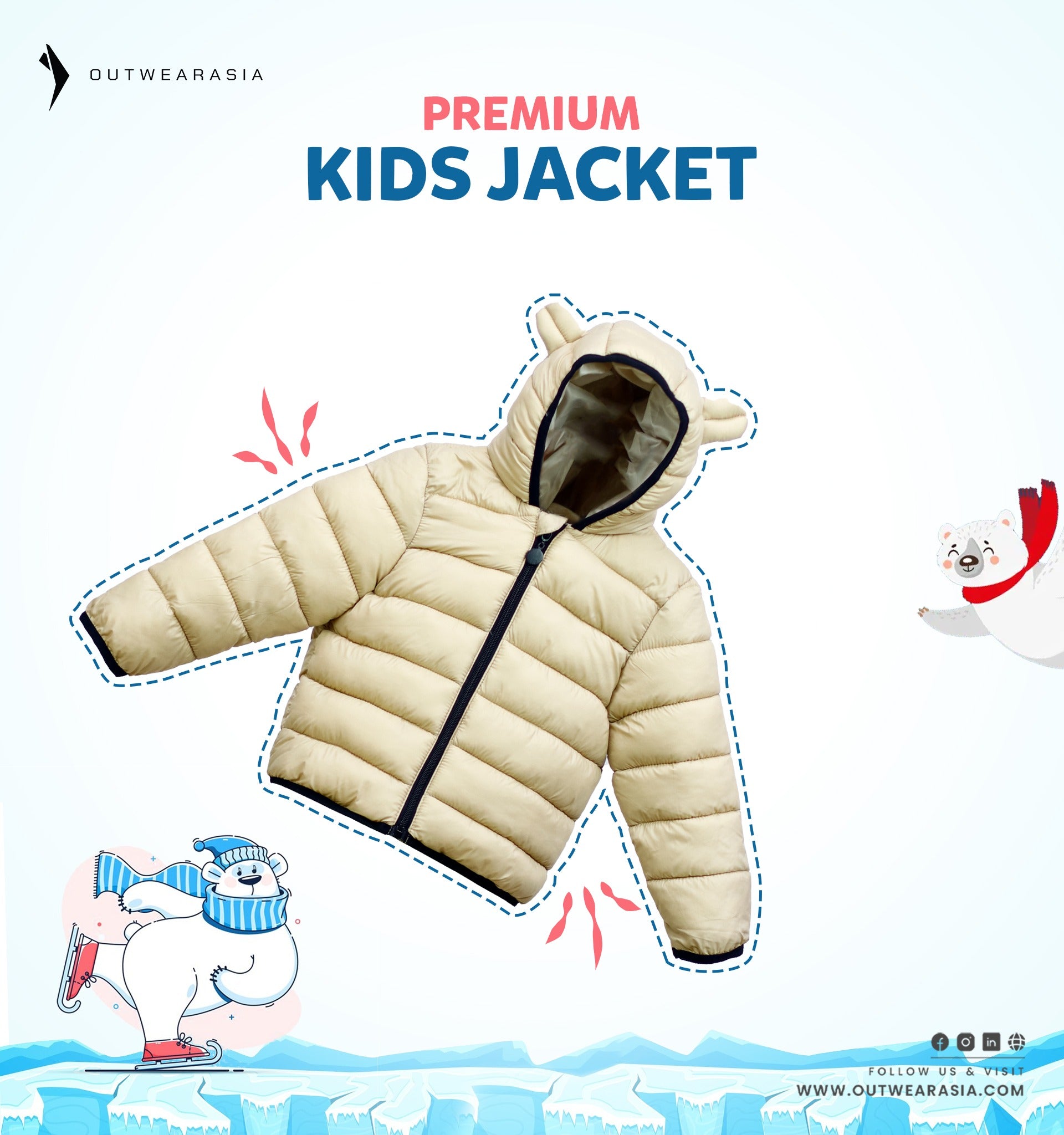 Kid's High Quality Premium Padding Jacket - Toddler