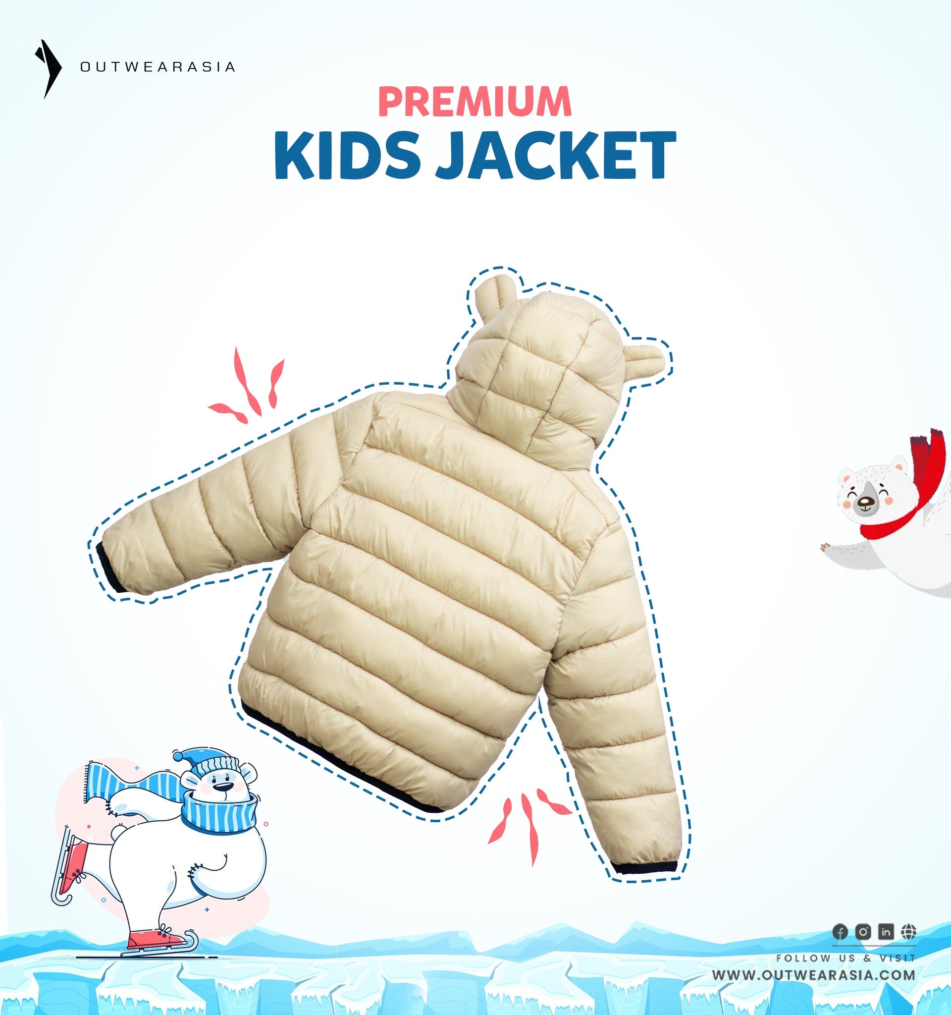 Kid's High Quality Premium Padding Jacket - Toddler