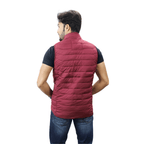 Men’s High-Quality Premium Vest jacket- FM vest- Maroon