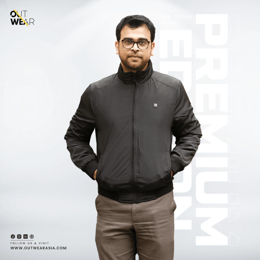 Men’s High Quality Premium Jacket- Ow-02- Black