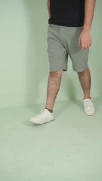 Men’s Classic Black Cotton Chino Shorts – Slim Fit Casual Summer Shorts