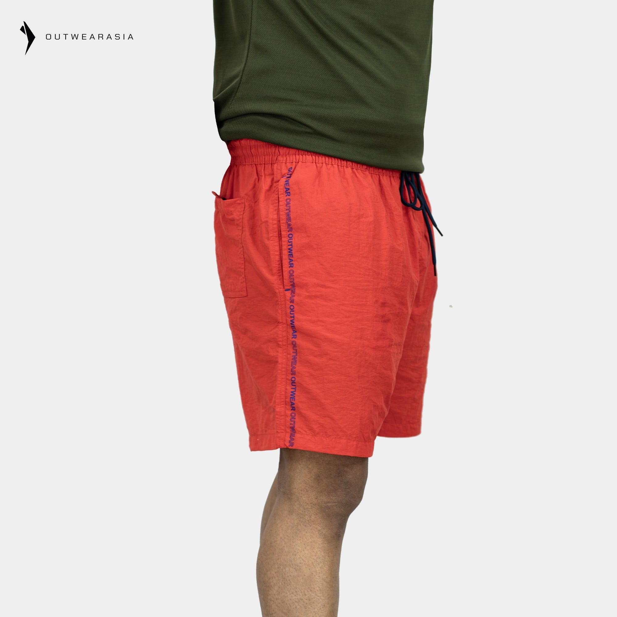 Outwear- Shorts For Men's Swimwear Red
