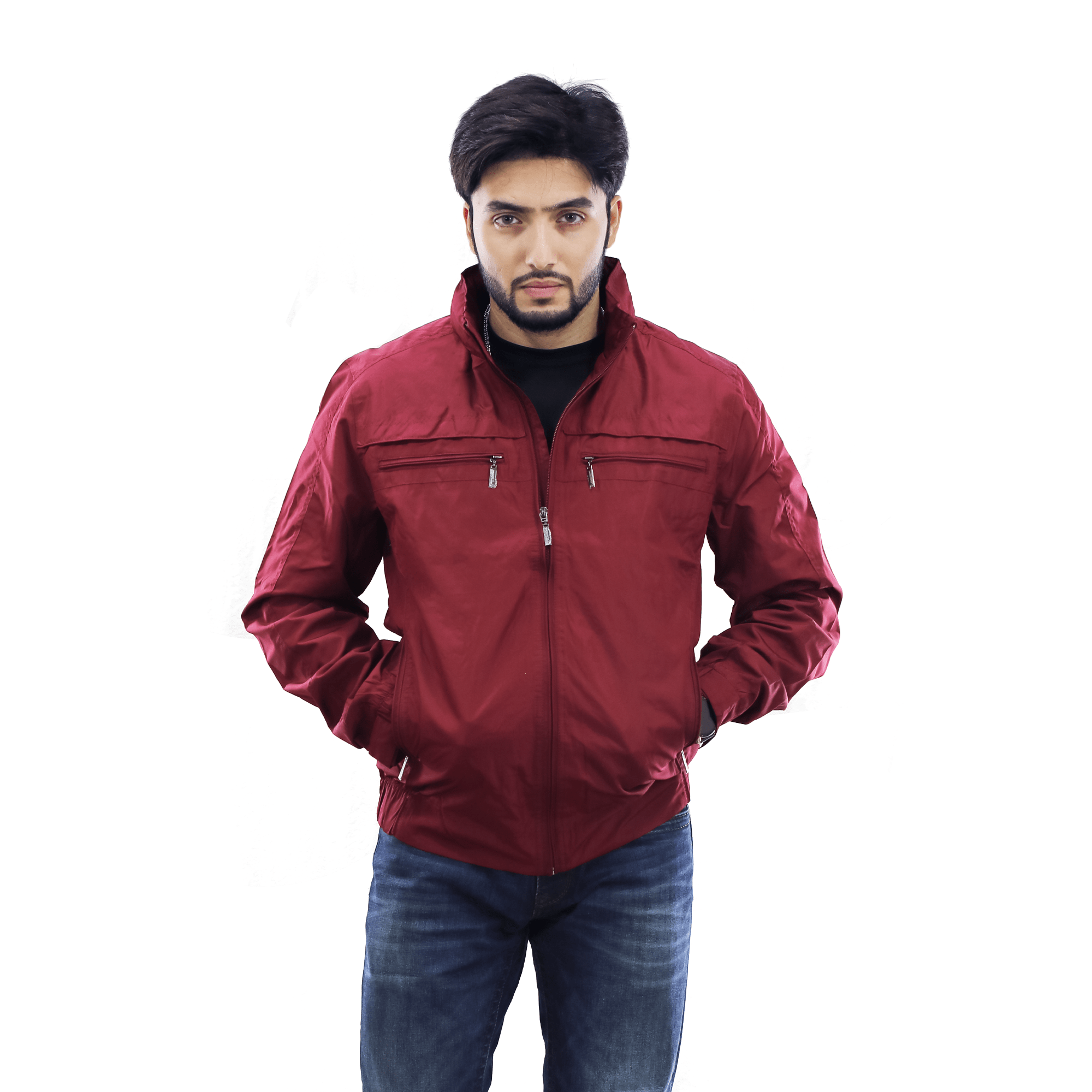 Exclusive Men’s New Lightweight Winter Jacket- Katar- Maroon