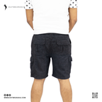 Men's Cargo Shorts Pant Multi Pocket_Black | Outwear