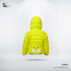 Kid's High Quality Premium Jacket Bear Face - Toddler_Neon