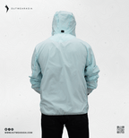Windbreaker Travel Jacket with Portable Bag-Sky Blue