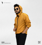 Windbreaker Travel Jacket with Portable Bag Mustrad